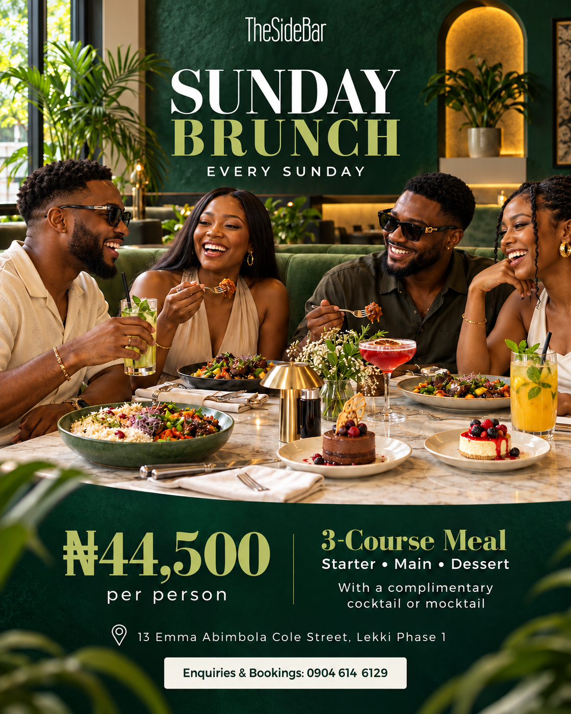 The SideBar Sunday Brunch
