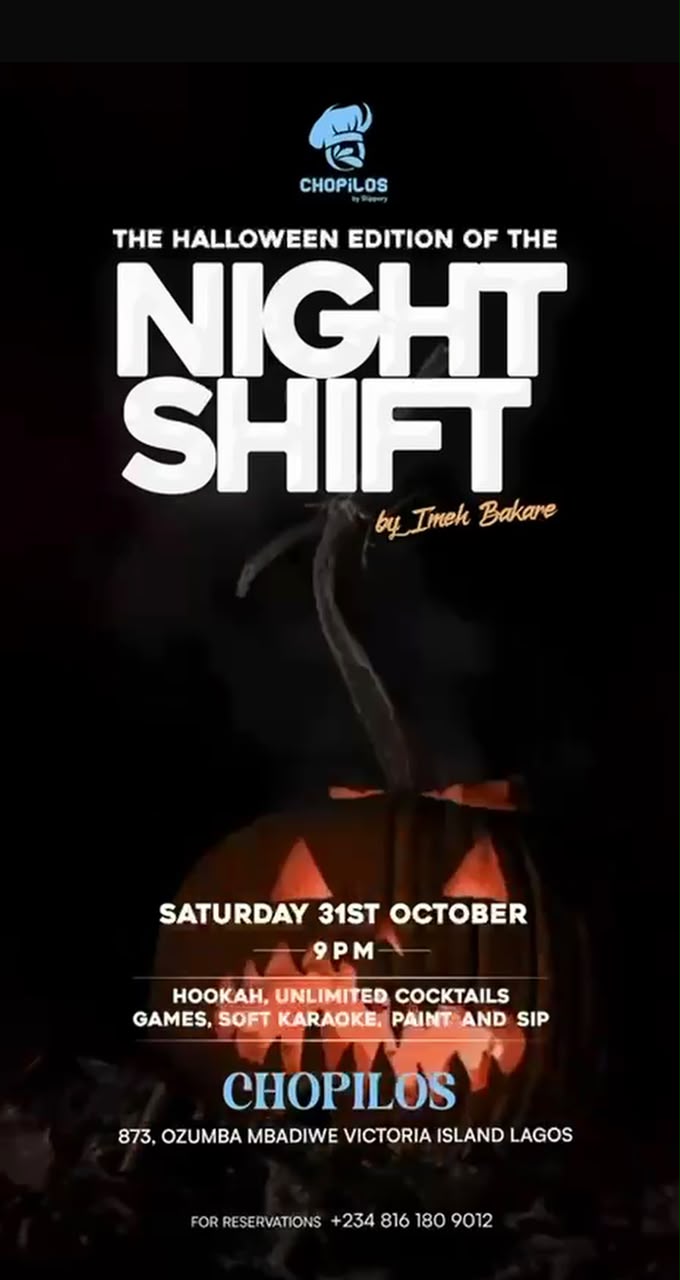 Halloween Edition of Night Shift by Imeh Bakare
